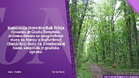Milion za beogradske šume